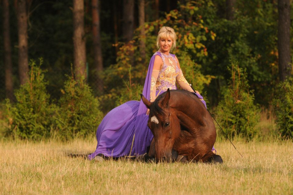 Katarzyna Cygler - pokaz konny