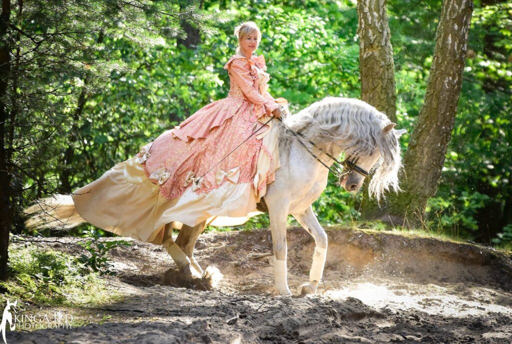 Sesja zdjeciowa na koniu